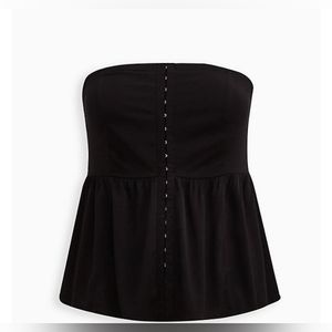 Torrid Lace-up Back Corset Top